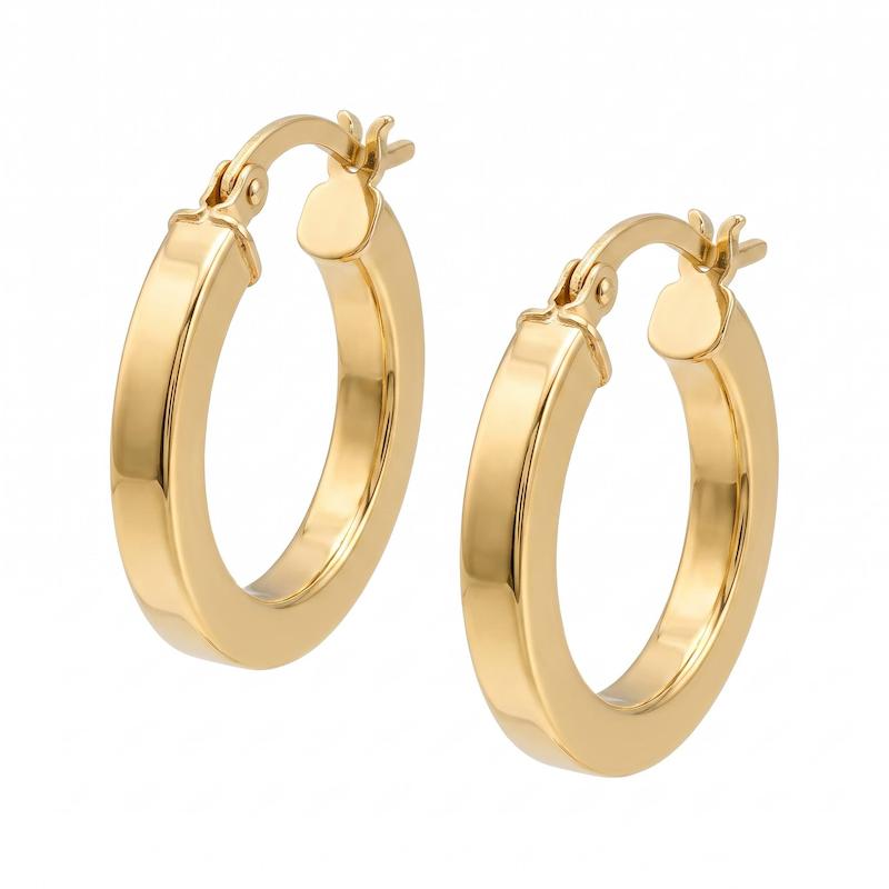 گوشواره زنانه طلا ۱۸ عیار گوشواره اسپرت طلای سارینا