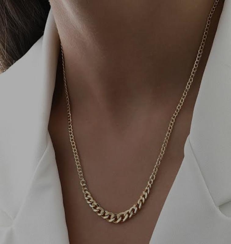 گردنبند زنانه طلا ۱۸ عیار گردنبندکارتیه کونیک گالری کاژه گلد