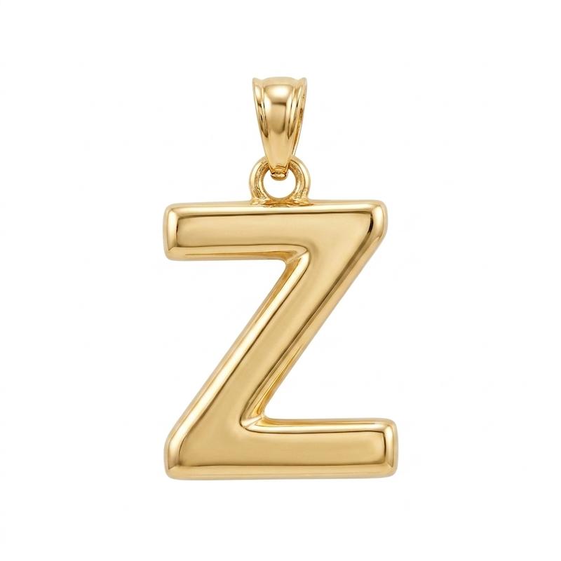 آویز زنانه طلا ۱۸ عیار آویز حرف Z والوکس گالری والوکس گالری