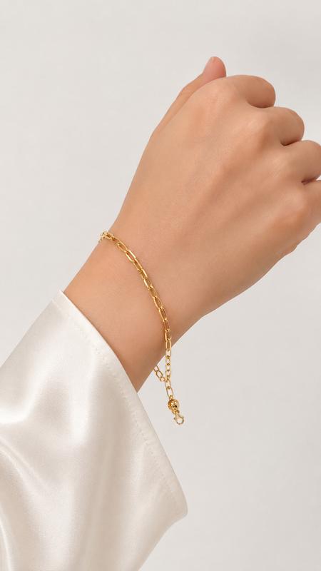 دستبند زنانه طلا ۱۸ عیار هرمس VoGa GOLD