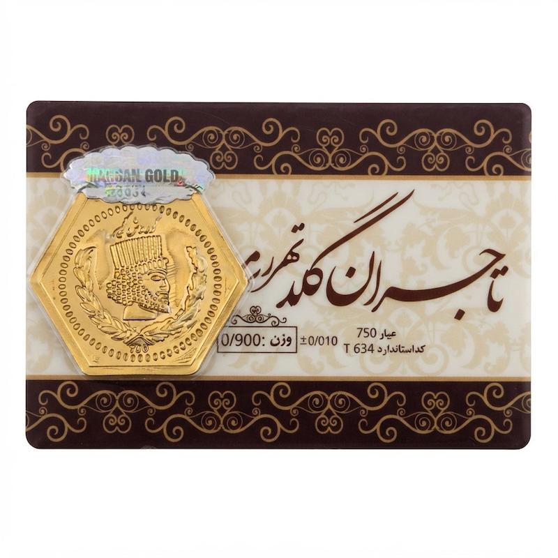 سکه مردانه طلا ۱۸ عیار سکه پارسیان 900سوت جواهری امیری