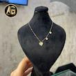 گردنبند زنانه طلا ۱۸ عیار گردنبند گوی و قلب گالری آمترین