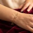 دستبند زنانه طلا ۱۸ عیار دستبند قلب گالری فرشته