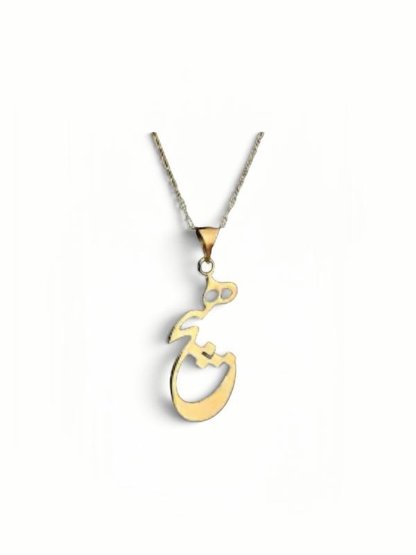آویز مردانه طلا ۱۸ عیار پلاک آویز هیچ Zhofil.gold