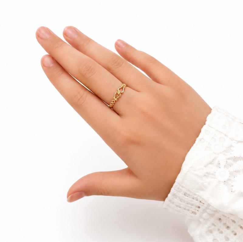 انگشتر زنانه طلا ۱۸ عیار تیفانی VoGa GOLD