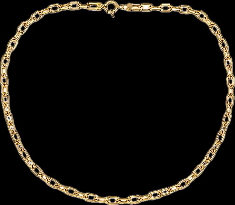 زنجیر مردانه طلا ۱۸ عیار زنجیر هرمس با کیفیت Zhofil.gold