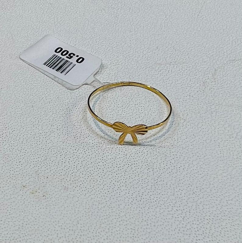 انگشتر زنانه طلا ۱۸ عیار انگشتر کادویی پاپیون Zhofil.gold
