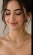 زنجیر زنانه طلا ۱۸ عیار گردن بند مونا گلد