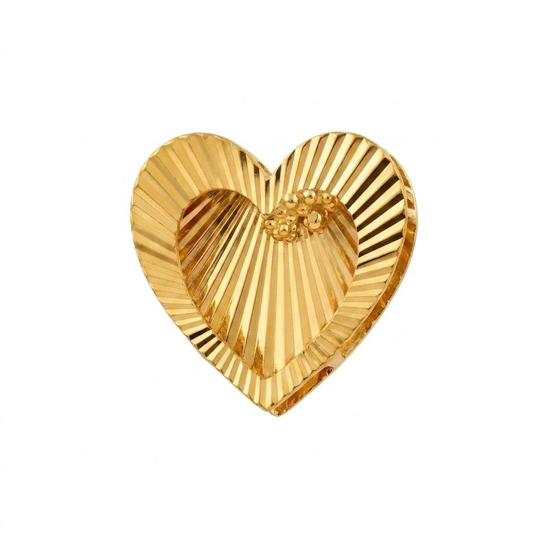 آویز طلا ۱۸ عیار آویز سه بعدی زنجیر از داخل کار رد میشه (کم اجرت) گالری طلای رز