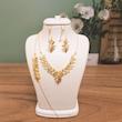 سرویس زنانه طلا ۱۸ عیار خوشه زیتون تمام تراش (کم اجرت) گالری طلا دلبرانه