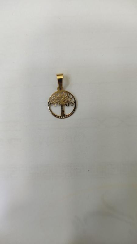 آویز طلا ۱۸ عیار پلاک درخت زندگی گالری مه آرا مدوپد گالری طلا و سکه مه آرا