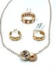 زنانه نیم ست طلا ۱۸ عیار پاملاتو (کسر سنگ) رزگلد گالری طلا شکرانه