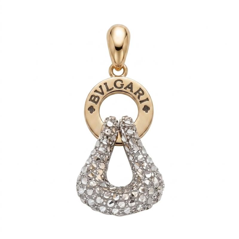 آویز زنانه طلا ۱۸ عیار آویز گردنبند هرمس BVLGARI طلای لوتوس