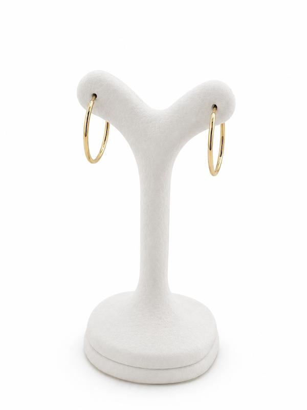 گوشواره زنانه طلا ۱۸ عیار گوشواره حلقه ای گالری طلای پگاه