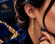 گوشواره زنانه طلا ۱۸ عیار کم اجرت گالری گلدن رز
