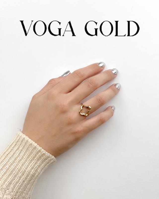 انگشتر زنانه طلا ۱۸ عیار ونکلیف (سایز ۵۳-۵۴) VoGa GOLD