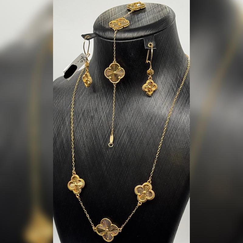 سرویس زنانه طلا ۱۸ عیار ونکلیف گالری کیا
