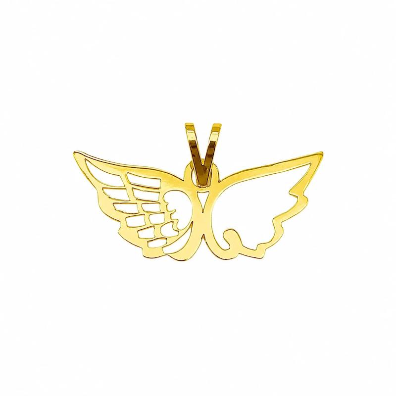 آویز طلا ۱۸ عیار بال فرشته کد پناه گالری سها