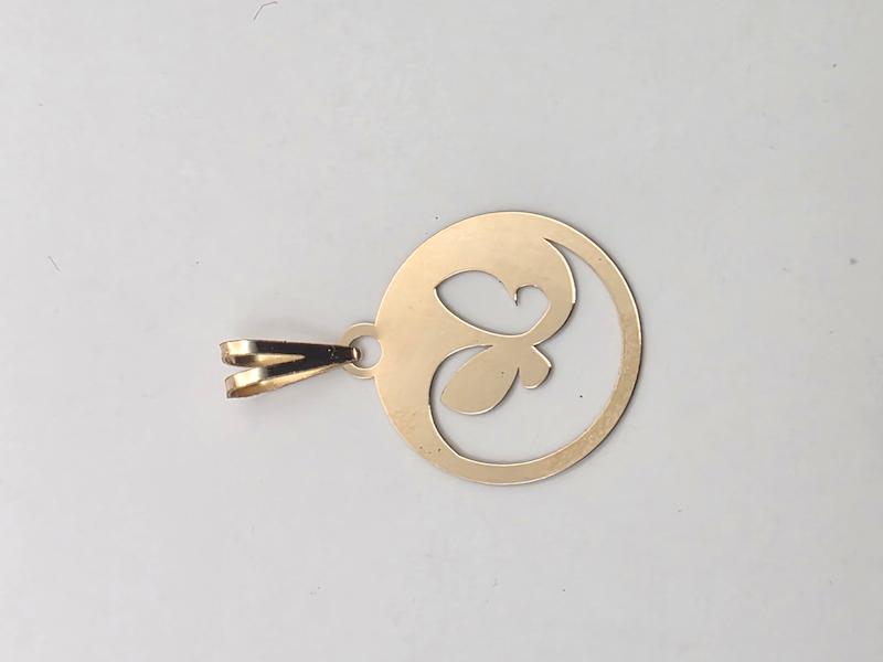 آویز طلا ۱۸ عیار آویز کادویی پروانه گالری مهدا
