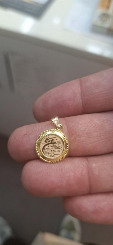 طلای گرمی زنانه طلا ۱۸ عیار پلاک طلای افشین