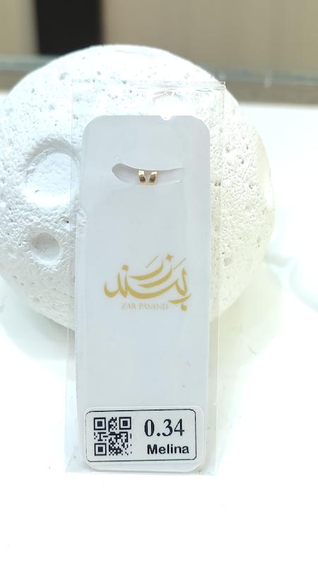 آویز زنانه طلا ۱۸ عیار سبک و نما دار گالری طلا وزیری