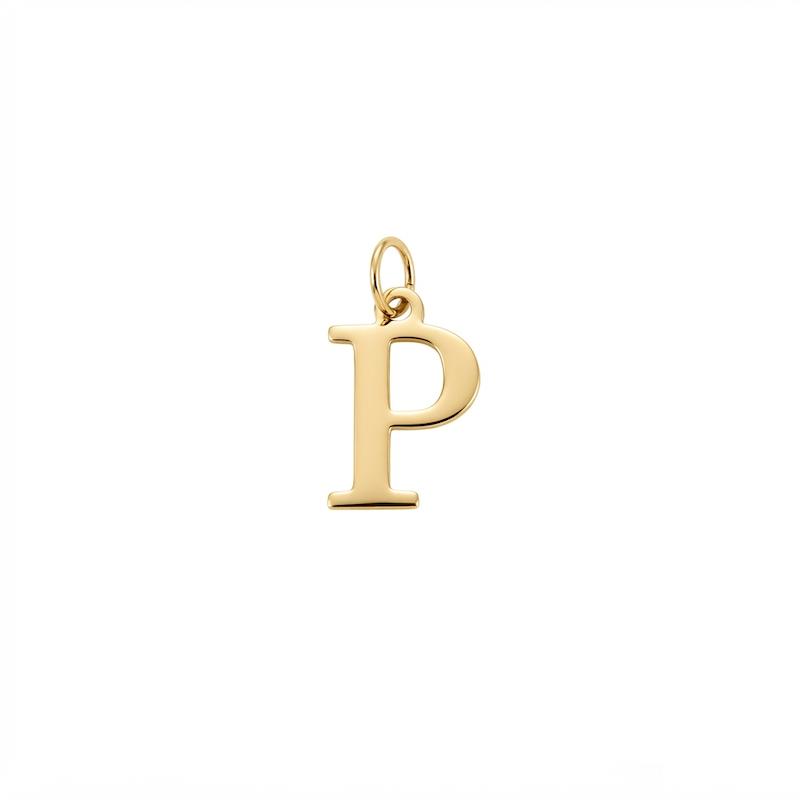 آویز طلا ۱۸ عیار اویز P کد پناه گالری سها