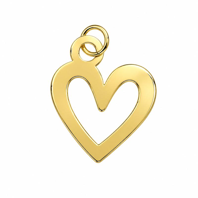 آویز طلا ۱۸ عیار قلب کد پناه گالری سها