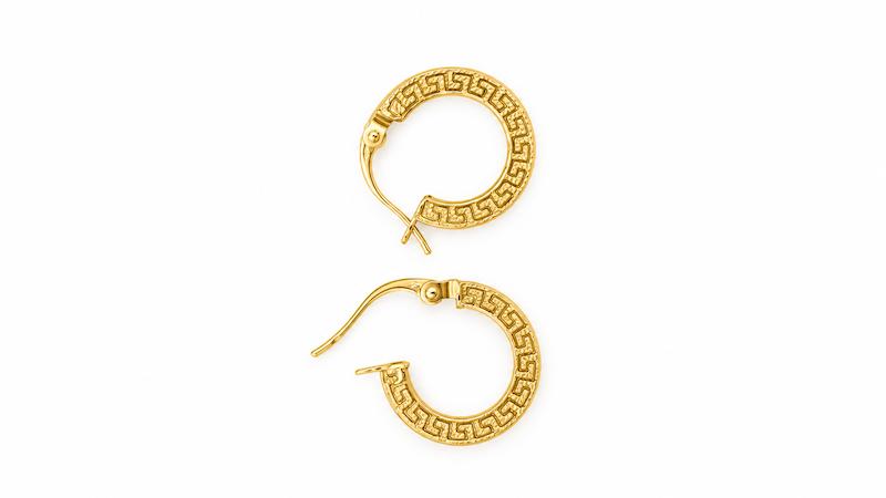 گوشواره زنانه طلا ۱۸ عیار ورساچه گالری طلای اصیلا