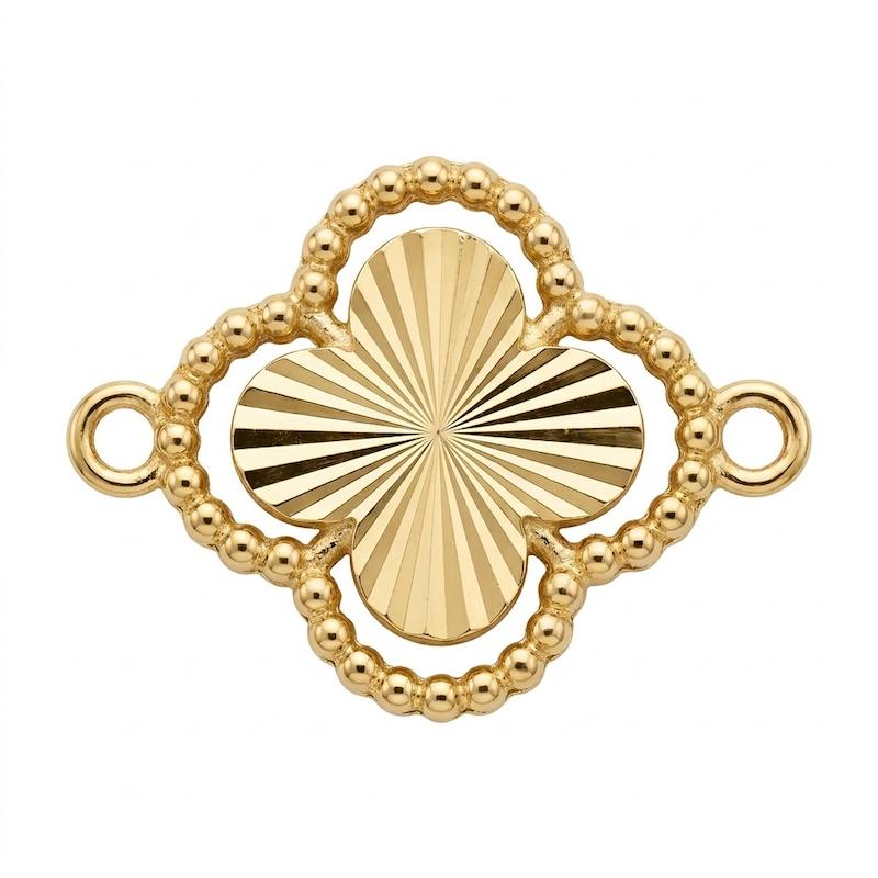 آویز طلا ۱۸ عیار ونکلیف تراش گالری حسینی زاده