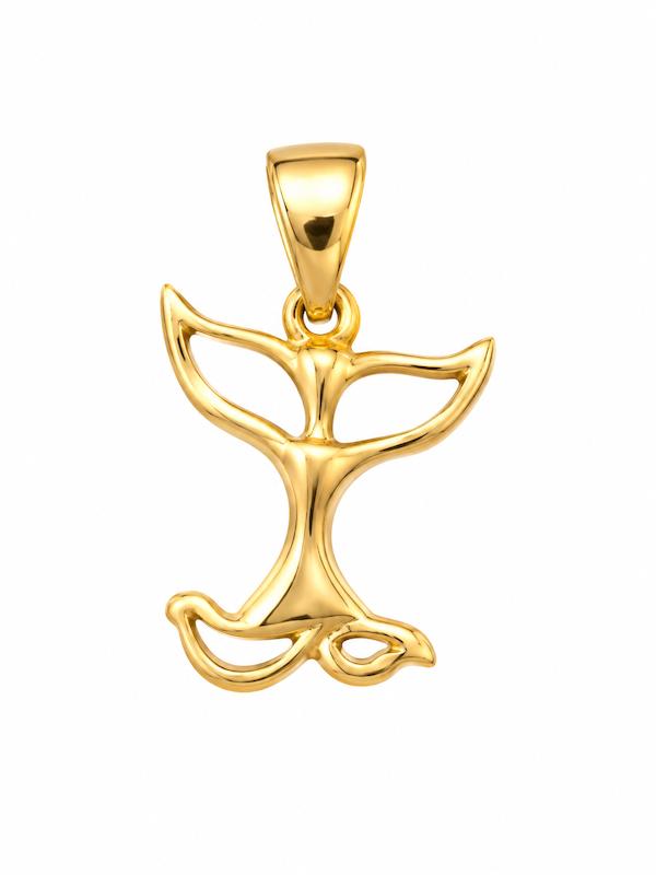 آویز طلا ۱۸ عیار وال 7833 گالری طلای سید محمد رضا فاطمیان