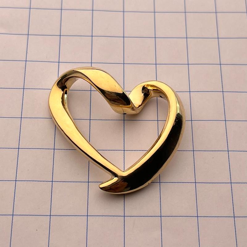 آویز طلا ۱۸ عیار قلب گرازیلای اورجینال کد 3 مندی گلد