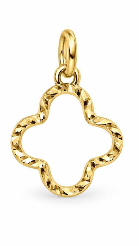 آویز زنانه طلا ۱۸ عیار آویز ونکلیف گالری طلای آوات