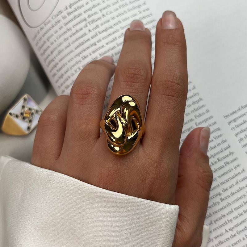 انگشتر طلا ۱۸ عیار کارن کد  37 مندی گلد