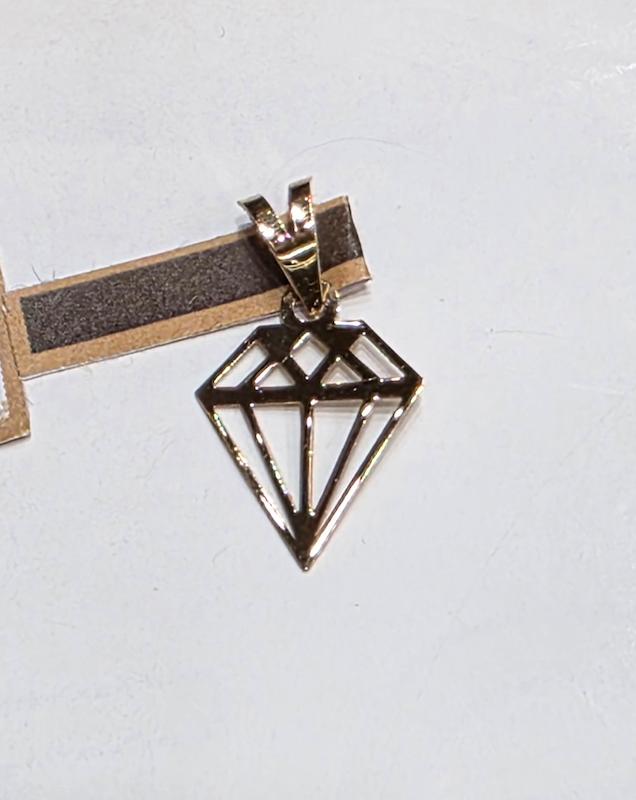 آویز زنانه طلا ۱۸ عیار آویز الماس زرماه گلد