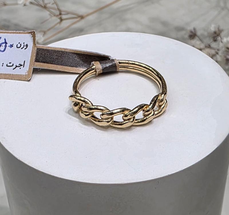 انگشتر زنانه طلا ۱۸ عیار کارتیر زرماه گلد