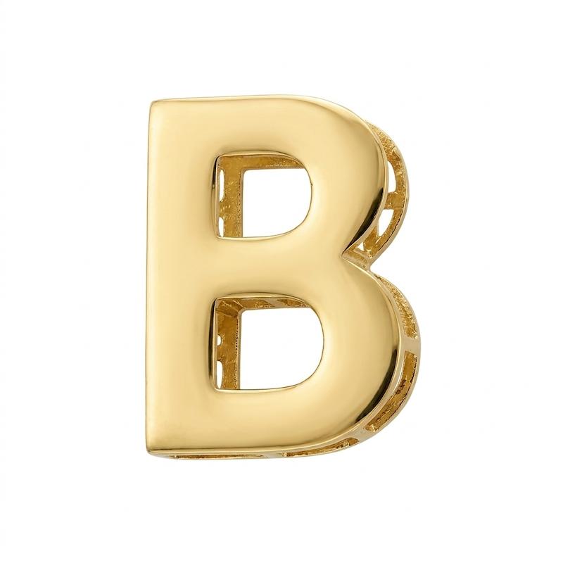آویز طلا ۱۸ عیار حروف B والی گلد