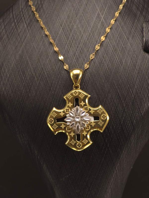 آویز طلا ۱۸ عیار Louis Vuitton والی گلد