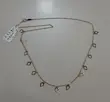 گردنبند زنانه طلا ۱۸ عیار مدل دیاموند ۳ طول ۴۵ سانتیمتر دلفین گلد گالری