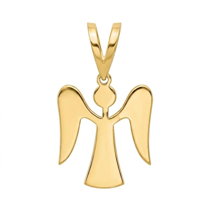 آویز طلا ۱۸ عیار مدال فرشته گالری یلدا