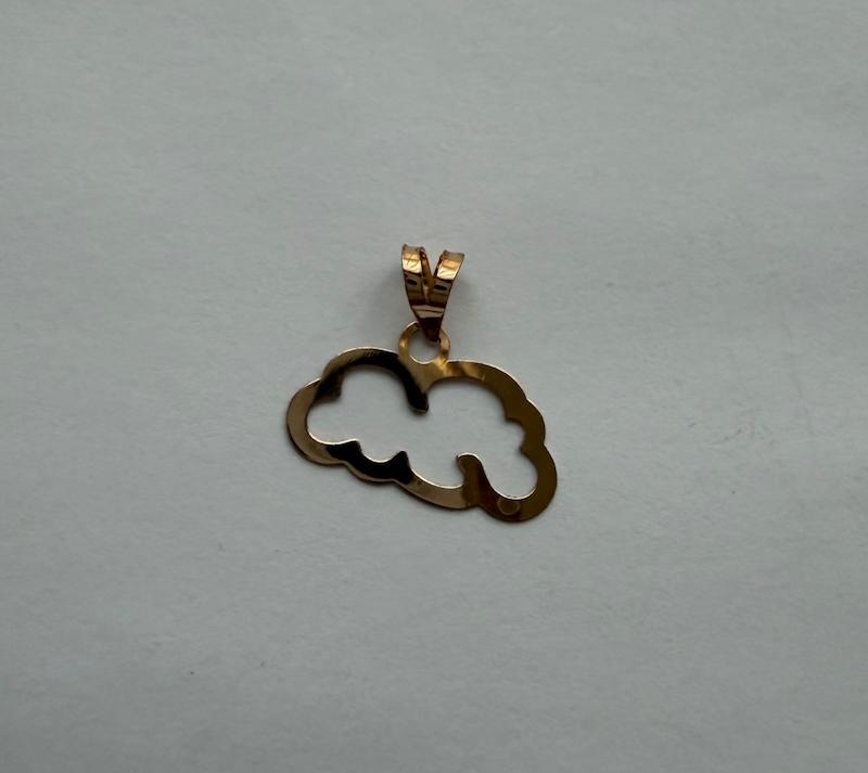 آویز طلا ۱۸ عیار آویز ابر گالری طلای سنجاقک