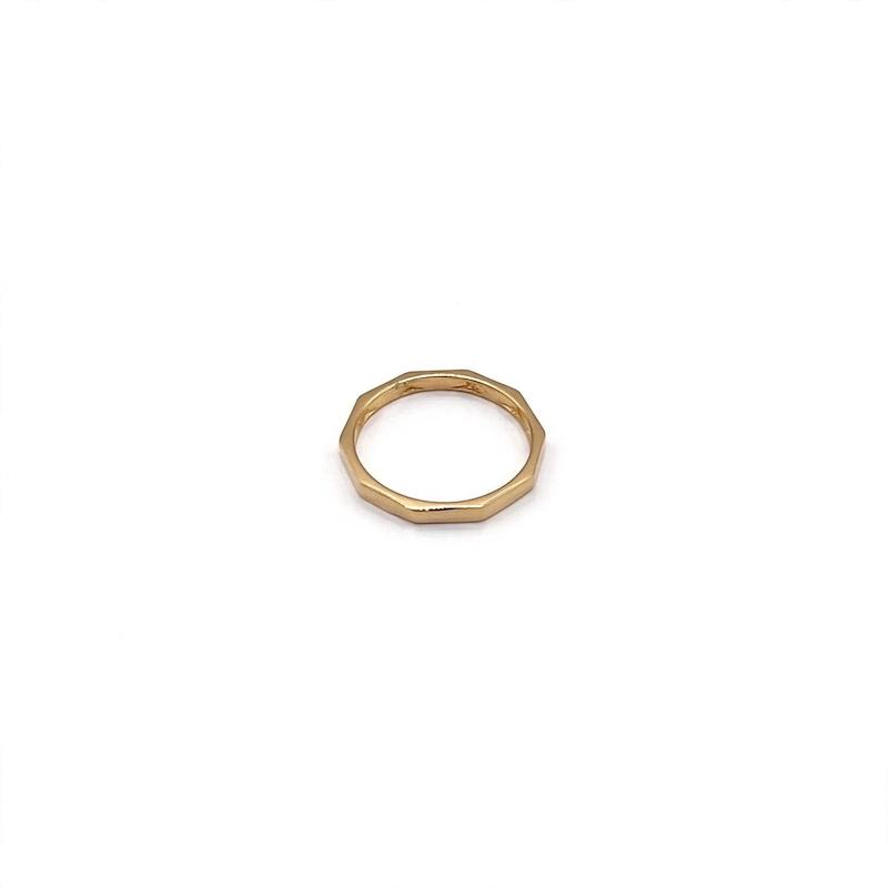 انگشتر زنانه طلا ۱۸ عیار انگشتر رینگ بن گالری امانت Amanat fine jewellery