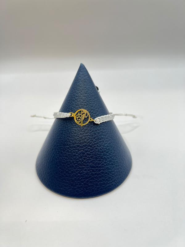 دستبند طلا ۱۸ عیار دستبند بند نخی عشق و پرنده گالری امانت Amanat fine jewellery
