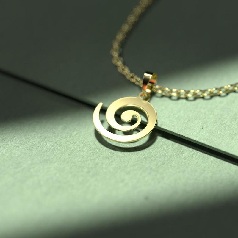 گردنبند طلا 18 عیار زنانه مدوپد مدل دایره کد NN1219