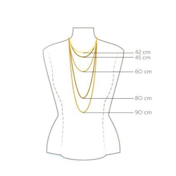 گردنبند طلا گل 18 عیار  کد QQ1173