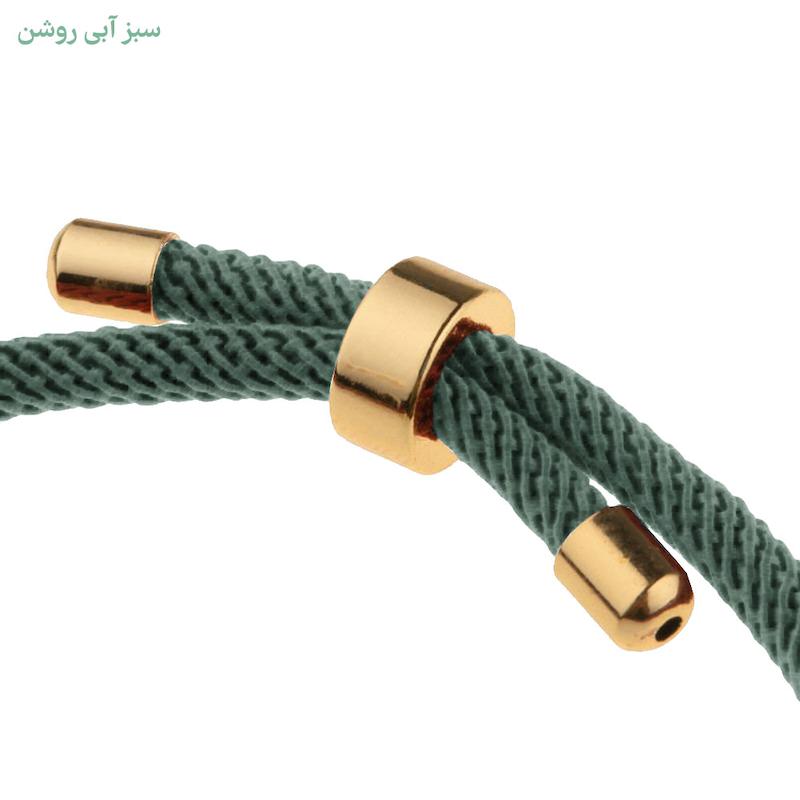 دستبند طلا مدل حرف V کد DA10410