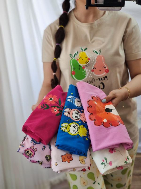 ست تیشرت شلوار پینترستی ۲ کد ۷۳۵