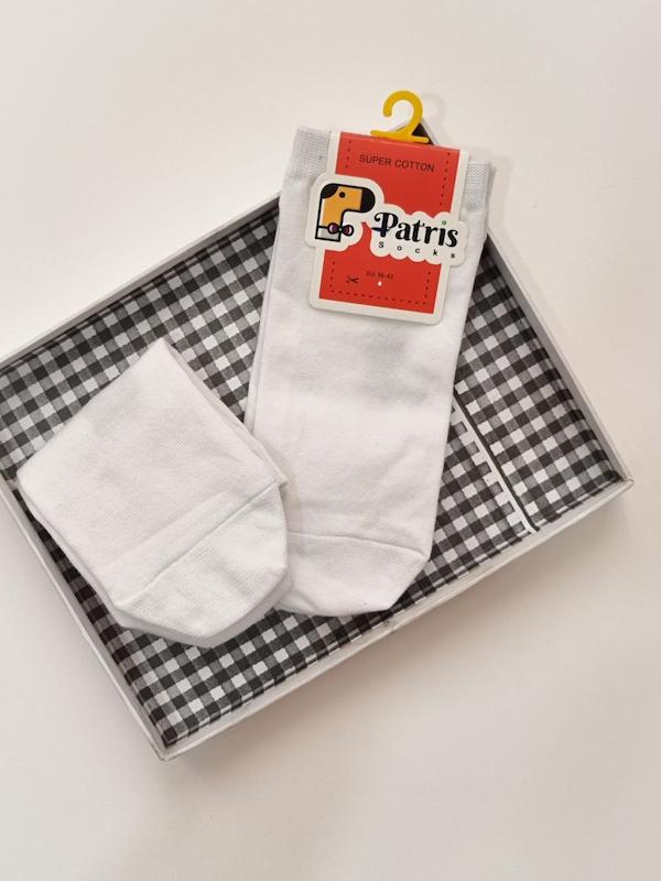 جوراب مچی زنانه سفید کد 635