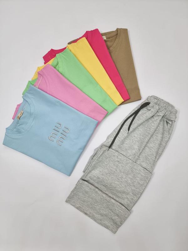 تیشرت لانگ و شلوار بگی  کد ۹۸۰