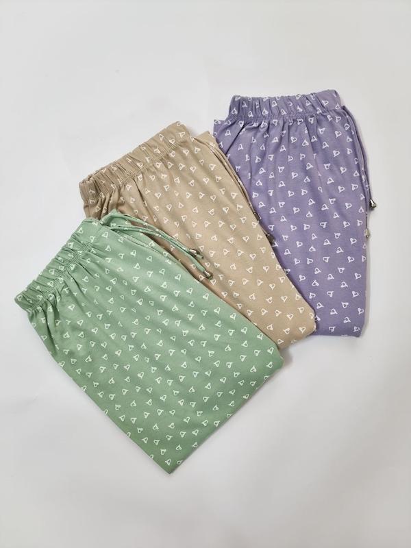 شلوار پنبه‌ای قلب ریز کد ۸۳۰