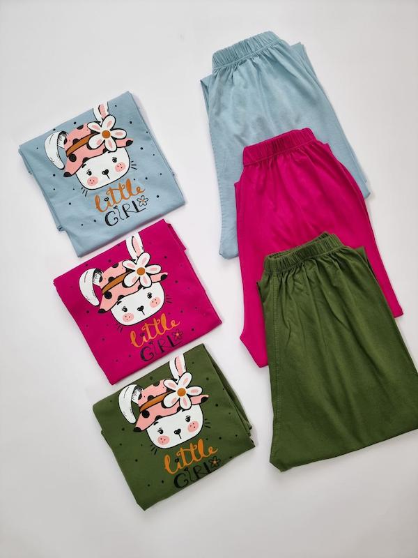 ست تیشرت شلوار خرگوش کلاهدار  کد 405